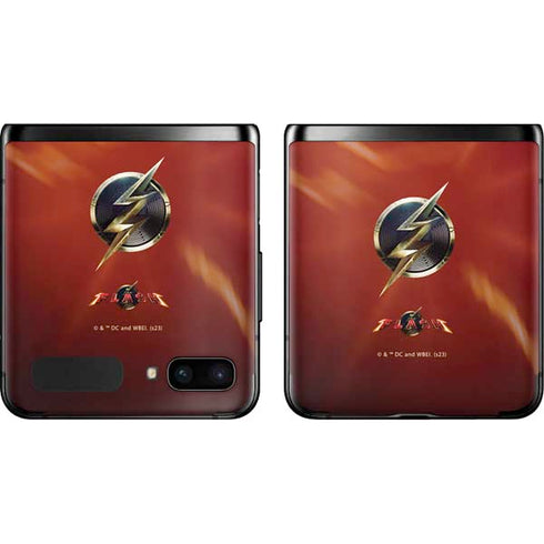 DC Comics The Flash Movie: Logo Poster Galaxy Z Flip Skin