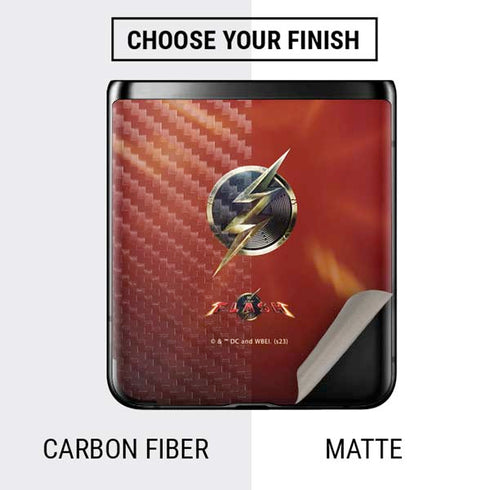 DC Comics The Flash Movie: Logo Poster Galaxy Z Flip Skin