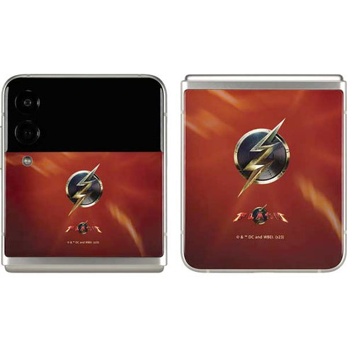 DC Comics The Flash Movie: Logo Poster Galaxy Z Flip3 5G Skin
