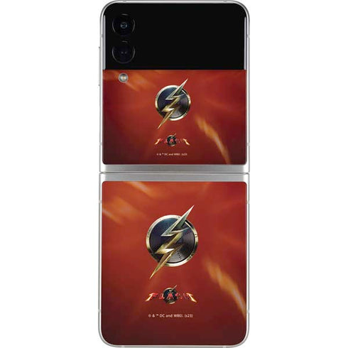 DC Comics The Flash Movie: Logo Poster Galaxy Z Flip3 5G Skin