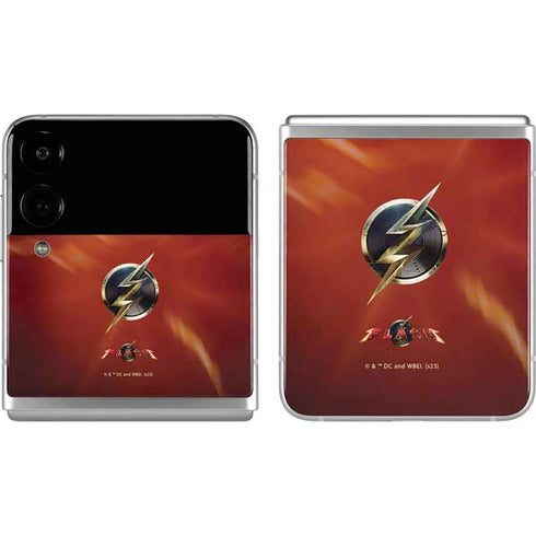 DC Comics The Flash Movie: Logo Poster Galaxy Z Flip4 5G Skin