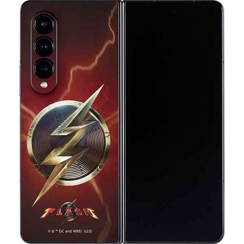 DC Comics The Flash Movie: Logo Poster Galaxy Z Fold4 5G Skin