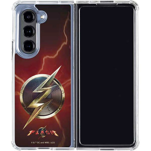 DC Comics The Flash Movie: Logo Poster Galaxy Z Fold5 5G Clear Case