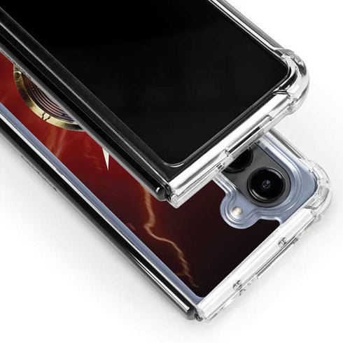 DC Comics The Flash Movie: Logo Poster Galaxy Z Fold5 5G Clear Case