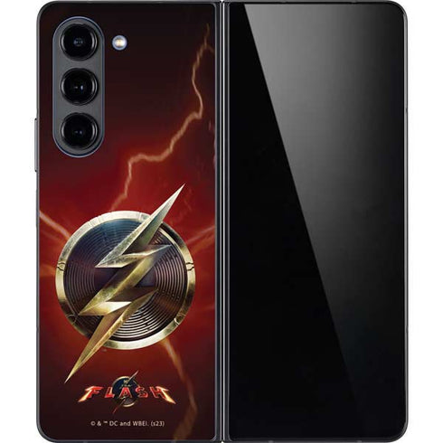 DC Comics The Flash Movie: Logo Poster Galaxy Z Fold5 5G Skin