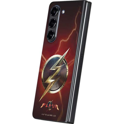 DC Comics The Flash Movie: Logo Poster Galaxy Z Fold5 5G Skin