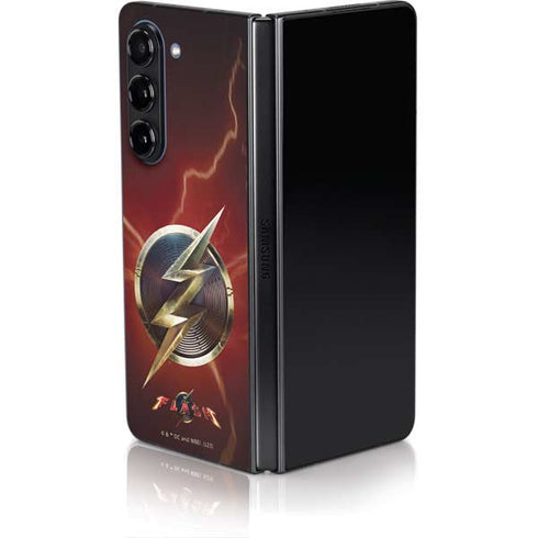DC Comics The Flash Movie: Logo Poster Galaxy Z Fold5 5G Skin