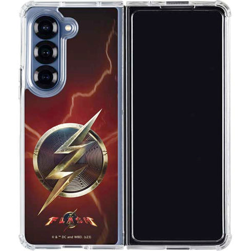 DC Comics The Flash Movie: Logo Poster Galaxy Z Fold6 Clear Case