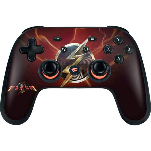 DC Comics The Flash Movie: Logo Poster Google Stadia Controller Skin