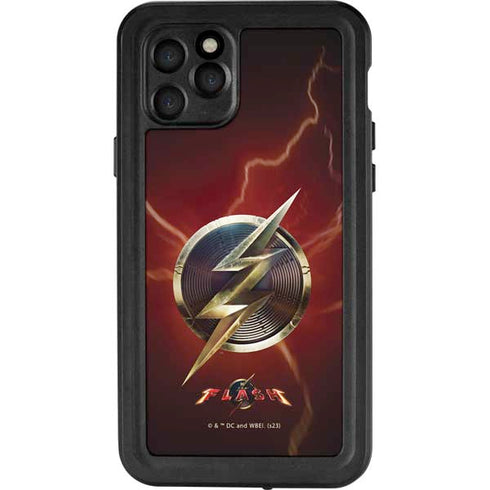 DC Comics The Flash Movie: Logo Poster iPhone 11 Pro Waterproof Case