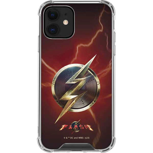DC Comics The Flash Movie: Logo Poster iPhone 12 Clear Case
