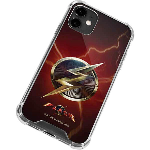 DC Comics The Flash Movie: Logo Poster iPhone 12 Clear Case