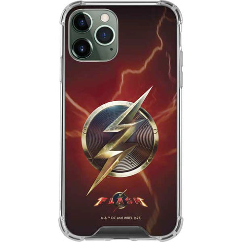 DC Comics The Flash Movie: Logo Poster iPhone 12 Pro Clear Case