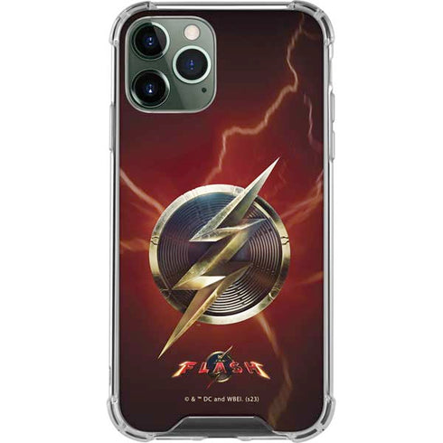 DC Comics The Flash Movie: Logo Poster iPhone 12 Pro Max Clear Case