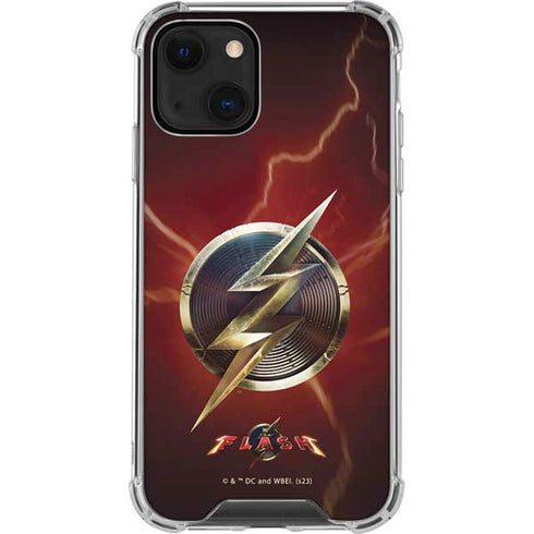 DC Comics The Flash Movie: Logo Poster iPhone 13 Mini Clear Case