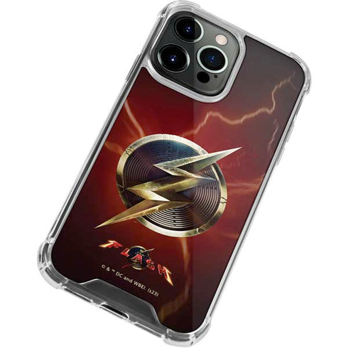 DC Comics The Flash Movie: Logo Poster iPhone 13 Pro Max Clear Case