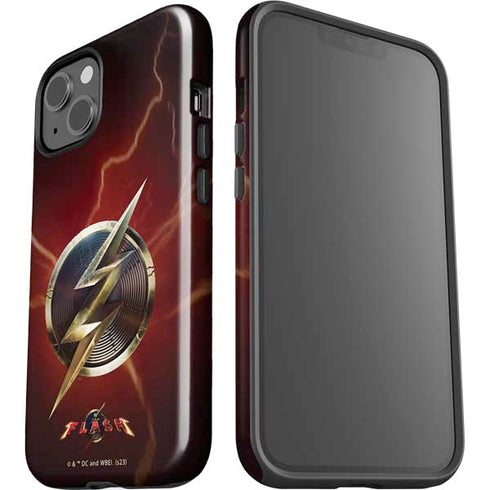 DC Comics The Flash Movie: Logo Poster iPhone 14 Plus Impact Case