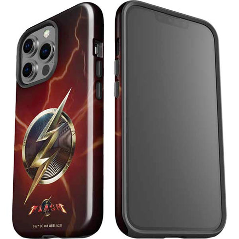 DC Comics The Flash Movie: Logo Poster iPhone 14 Pro Impact Case