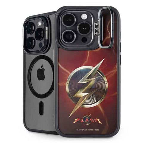 DC Comics The Flash Movie: Logo Poster iPhone 14 Pro Max Kickstand Case