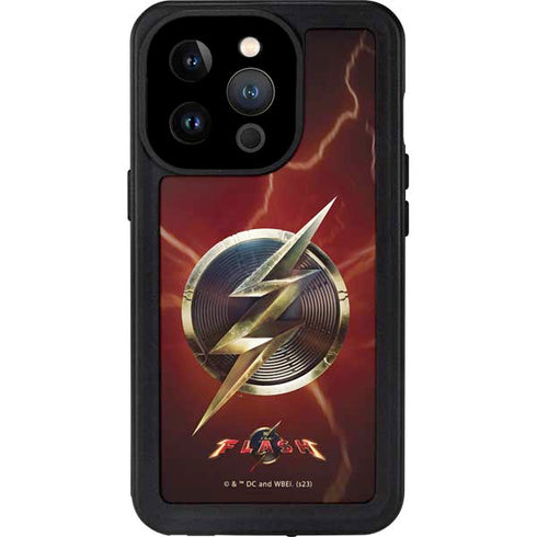 DC Comics The Flash Movie: Logo Poster iPhone 14 Pro Waterproof Case