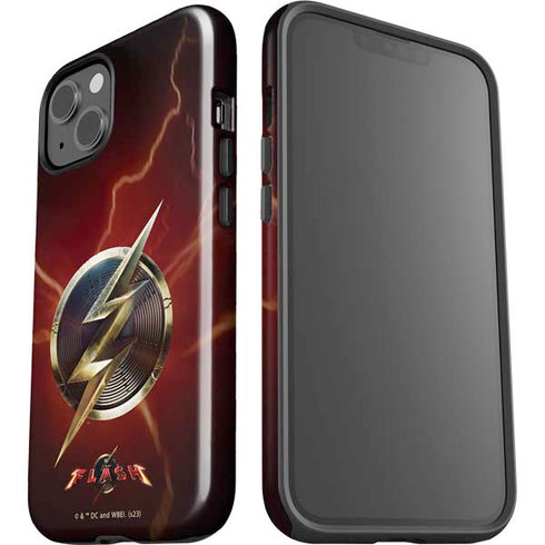 DC Comics The Flash Movie: Logo Poster iPhone 15 Impact Case