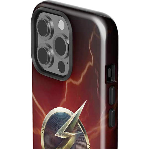 DC Comics The Flash Movie: Logo Poster iPhone 15 Pro Impact Case