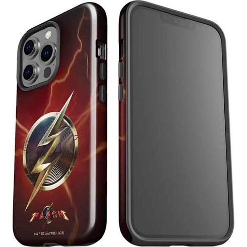 DC Comics The Flash Movie: Logo Poster iPhone 15 Pro Impact Case