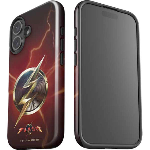 DC Comics The Flash Movie: Logo Poster iPhone 16 Impact Case