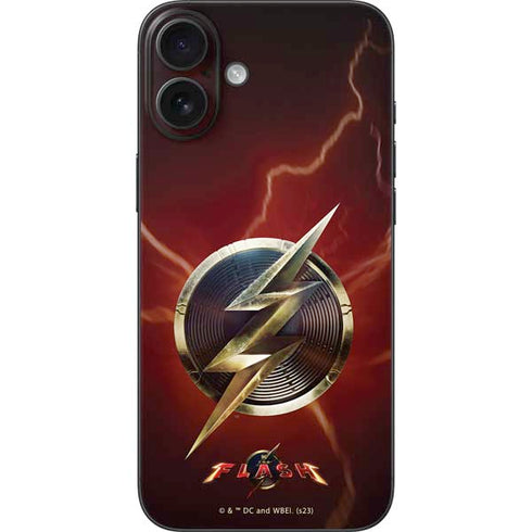 DC Comics The Flash Movie: Logo Poster iPhone 16 Plus Skin