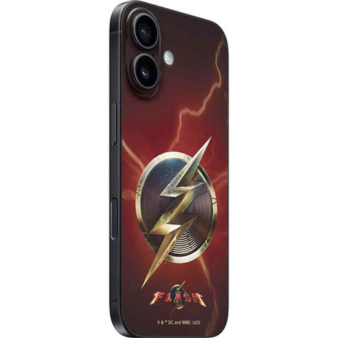 DC Comics The Flash Movie: Logo Poster iPhone 16 Plus Skin