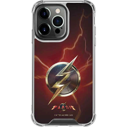 DC Comics The Flash Movie: Logo Poster iPhone 16 Pro Clear Case