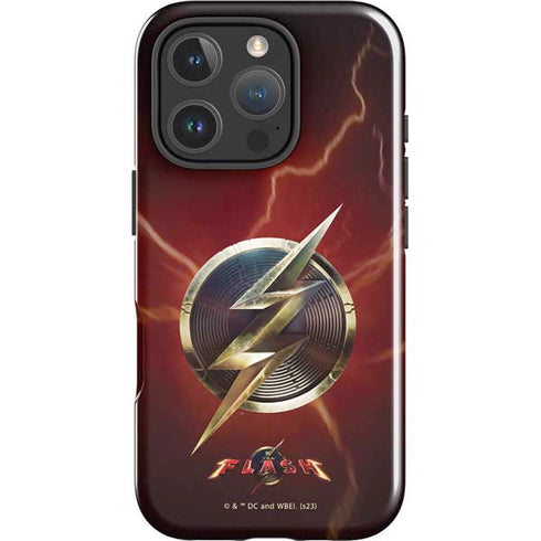 DC Comics The Flash Movie: Logo Poster iPhone 16 Pro Impact Case