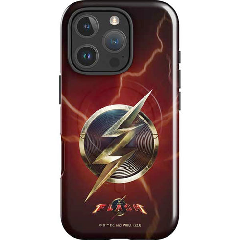 DC Comics The Flash Movie: Logo Poster iPhone 16 Pro Magsafe Impact Case