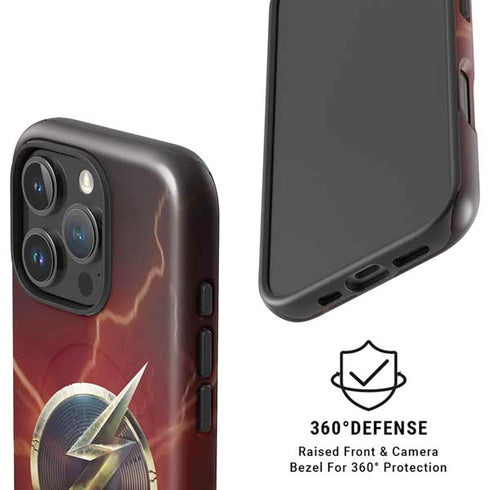 DC Comics The Flash Movie: Logo Poster iPhone 16 Pro Magsafe Impact Case