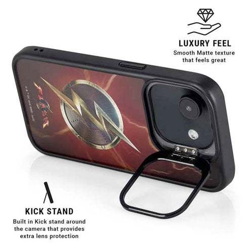 DC Comics The Flash Movie: Logo Poster iPhone 16e Kickstand Case