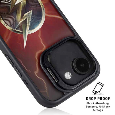 DC Comics The Flash Movie: Logo Poster iPhone 16e Kickstand Case