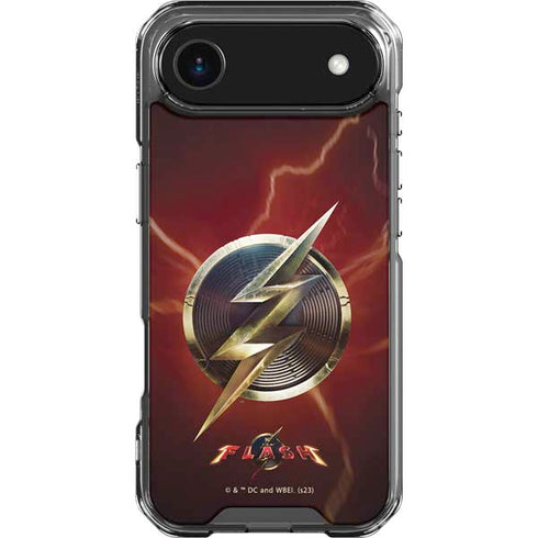 DC Comics The Flash Movie: Logo Poster iPhone 17 Air Clear Case