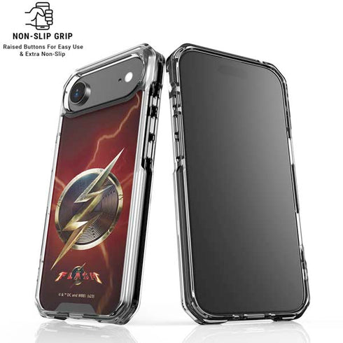 DC Comics The Flash Movie: Logo Poster iPhone 17 Air Clear Case