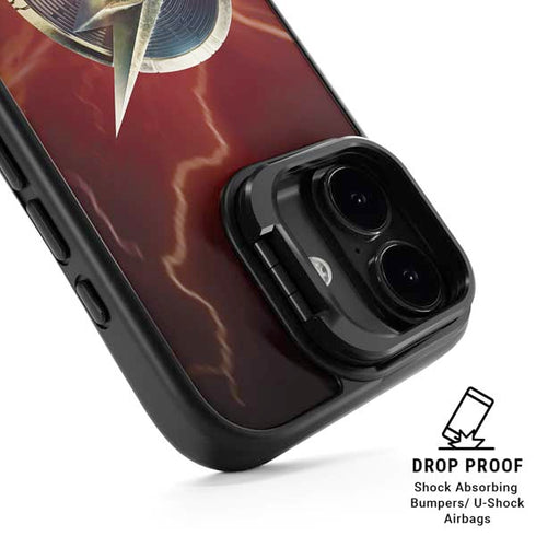 DC Comics The Flash Movie: Logo Poster iPhone 17 Kickstand Case