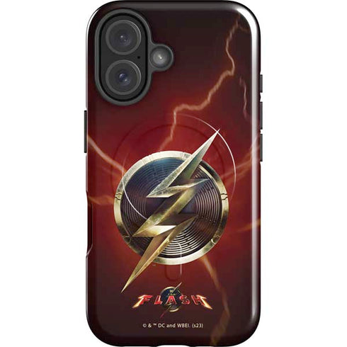 DC Comics The Flash Movie: Logo Poster iPhone 17 Magsafe Impact Case