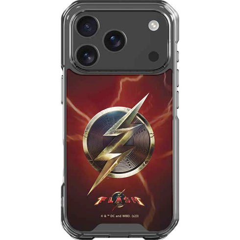 DC Comics The Flash Movie: Logo Poster iPhone 17 Pro Clear Case