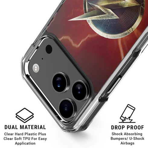 DC Comics The Flash Movie: Logo Poster iPhone 17 Pro MagSafe Case