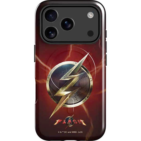 DC Comics The Flash Movie: Logo Poster iPhone 17 Pro Magsafe Impact Case