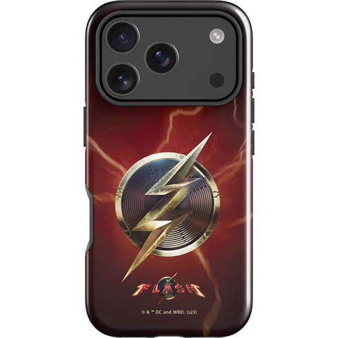 DC Comics The Flash Movie: Logo Poster iPhone 18 Pro Impact Case