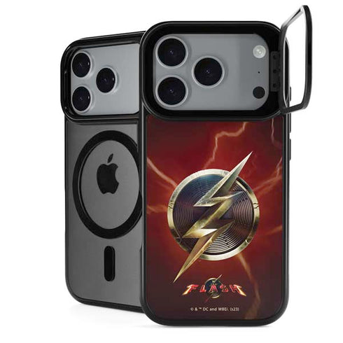 DC Comics The Flash Movie: Logo Poster iPhone 18 Pro Kickstand Case
