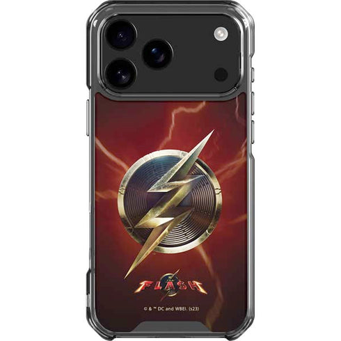 DC Comics The Flash Movie: Logo Poster iPhone 18 Pro Max Clear Case