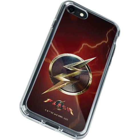 DC Comics The Flash Movie: Logo Poster iPhone SE (2nd & 3rd Gen) Clear Case