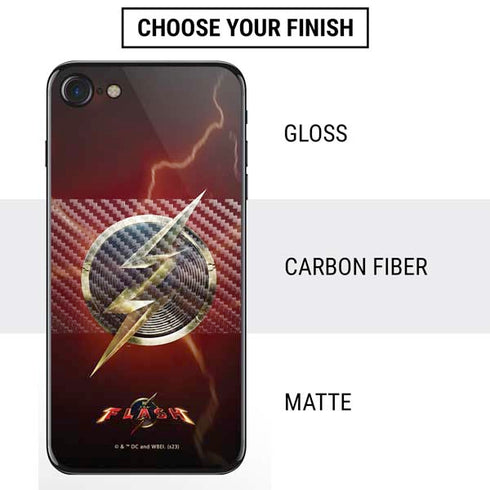 DC Comics The Flash Movie: Logo Poster iPhone SE (2nd & 3rd Gen) Skin