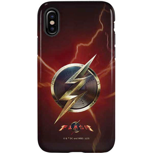 DC Comics The Flash Movie: Logo Poster iPhone X Pro Case