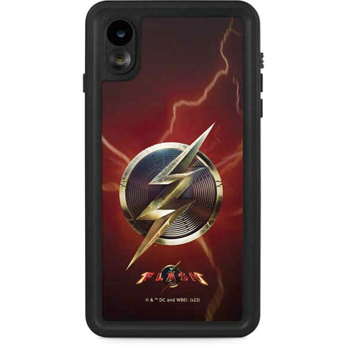 DC Comics The Flash Movie: Logo Poster iPhone XR Waterproof Case